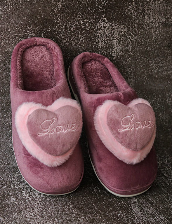 Purple discount slippers ladies