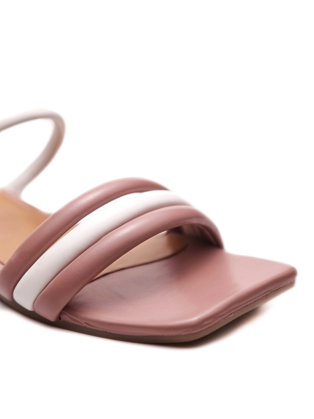 Brauch Women Peach Multistrap Flats