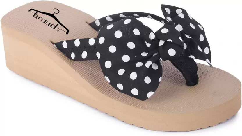 Heeled flip best sale flops wedge