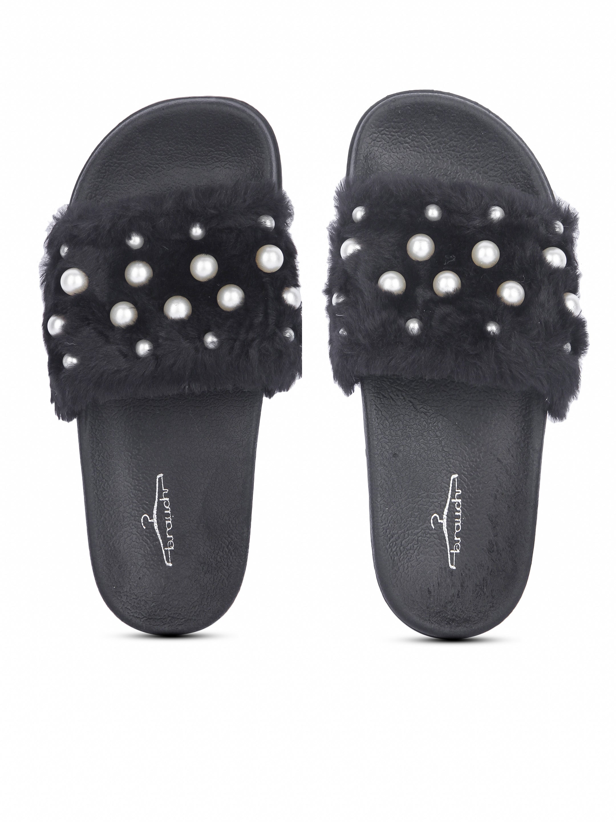 Fur slides best sale for women