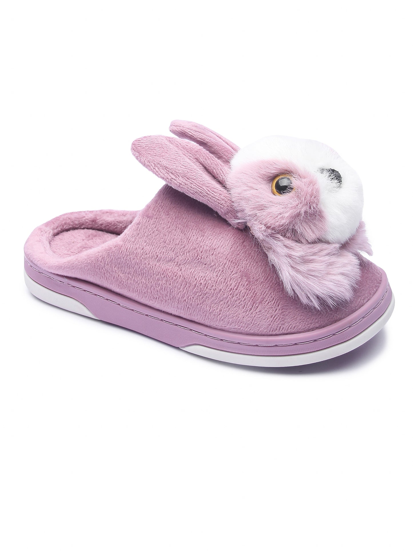 Brauch Women's Purple Cute Rabbit Winter Slippers