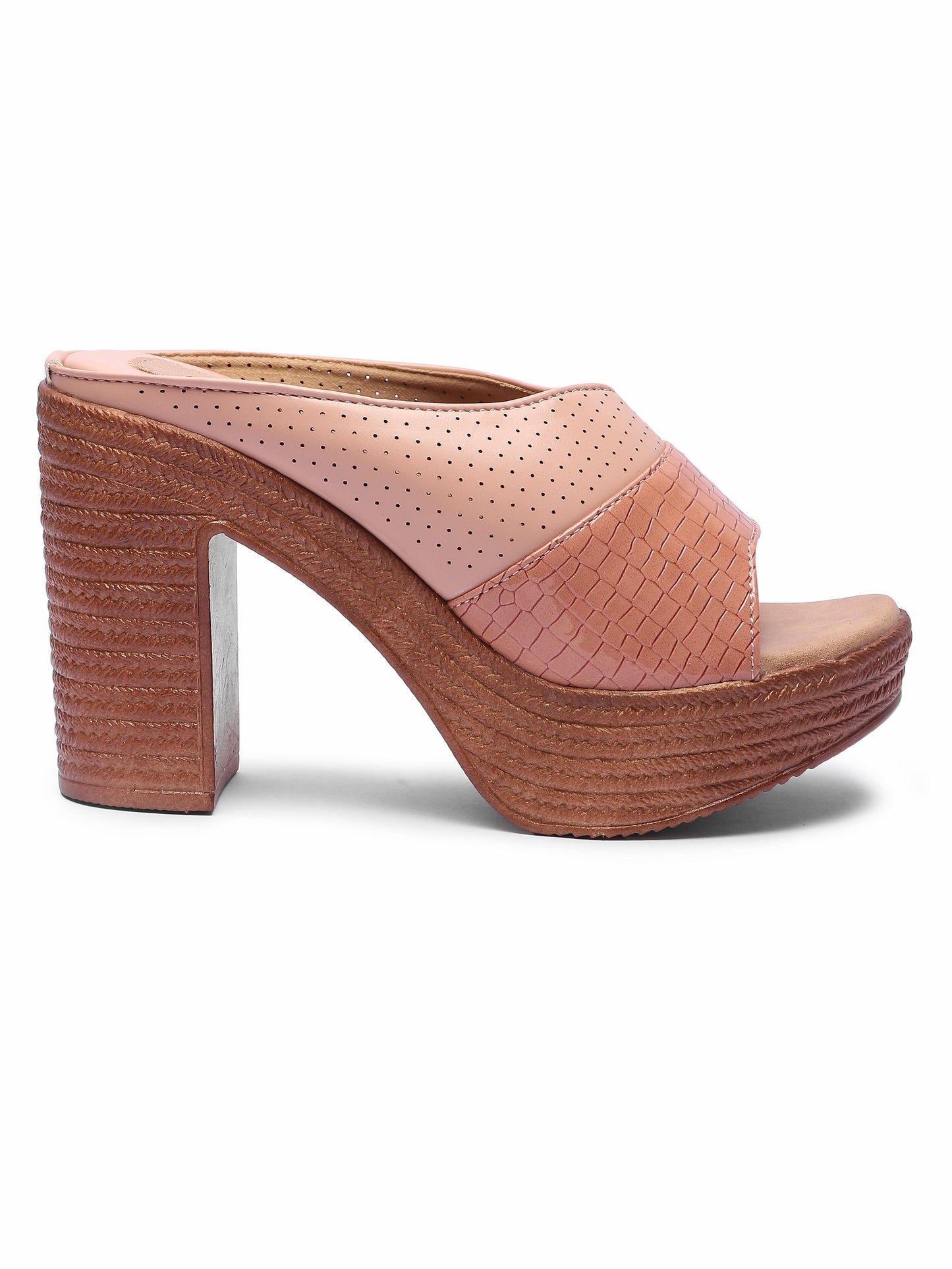 Brauch Peach Stylish High Platform Heel