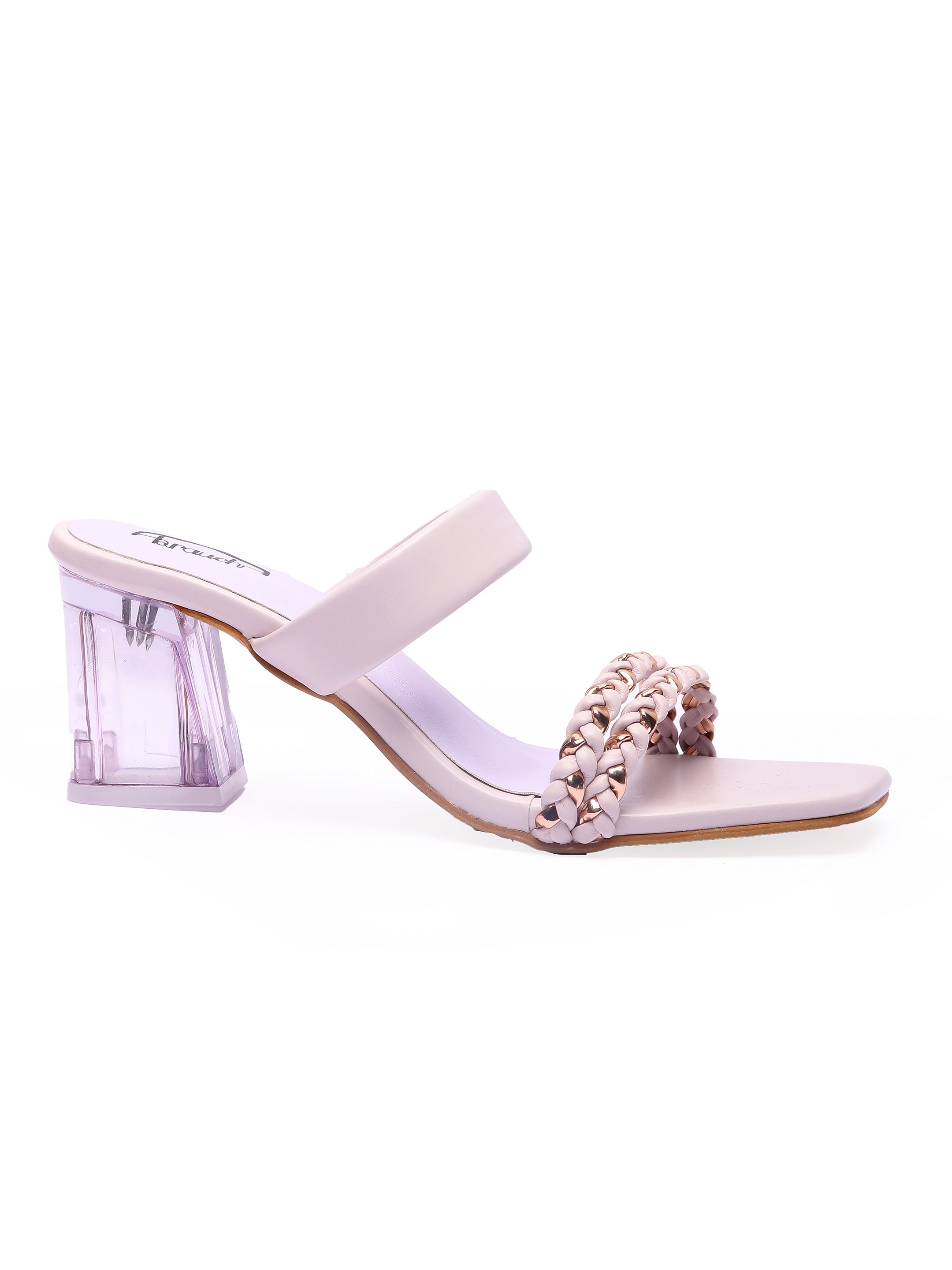 Lavender open toe discount heels