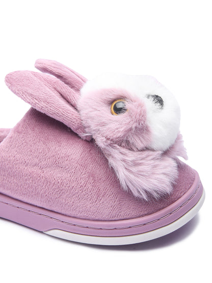 Brauch Women's Purple Cute Rabbit Winter Slippers