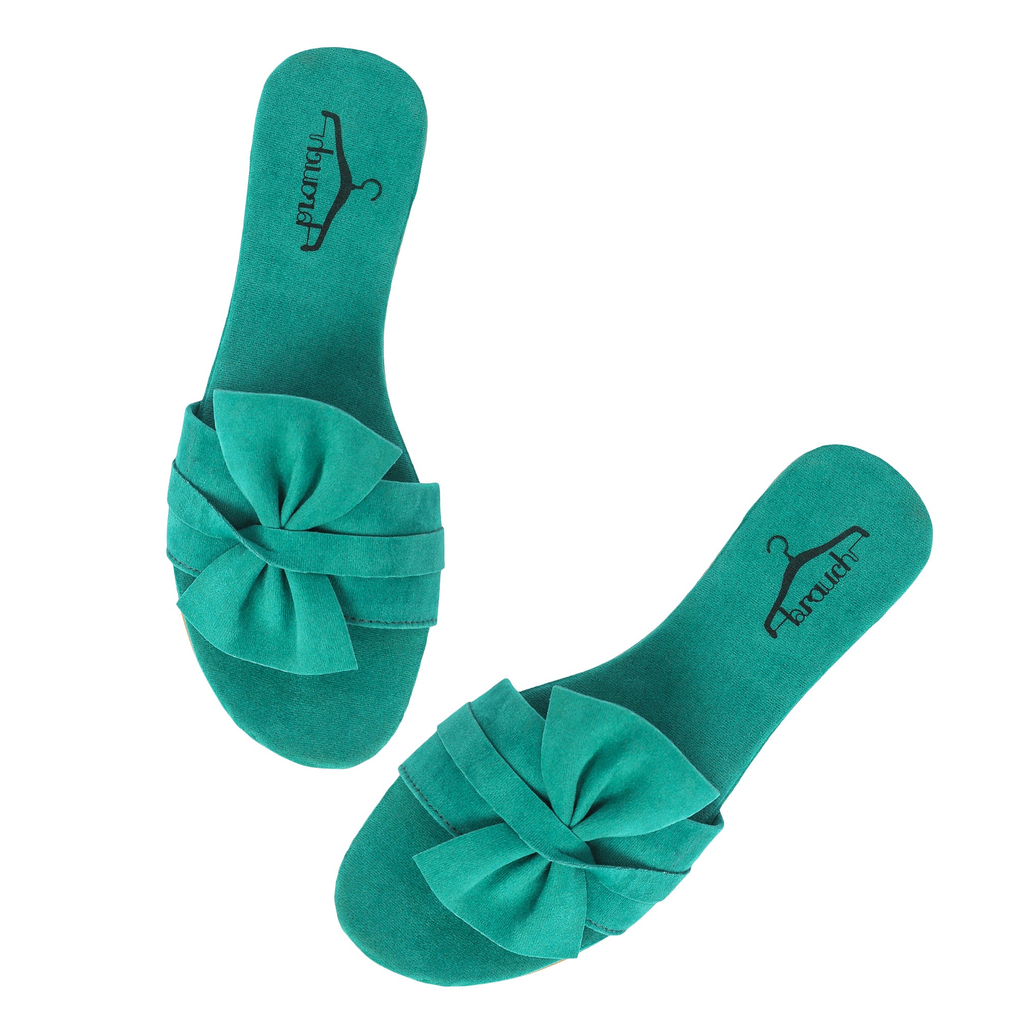 Womens discount green slippers