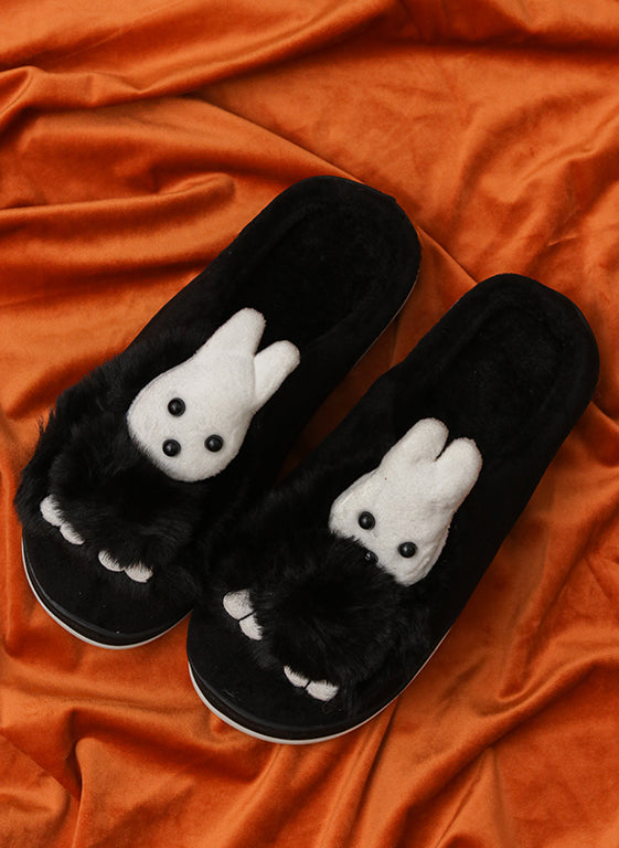 Bunny fur online slippers