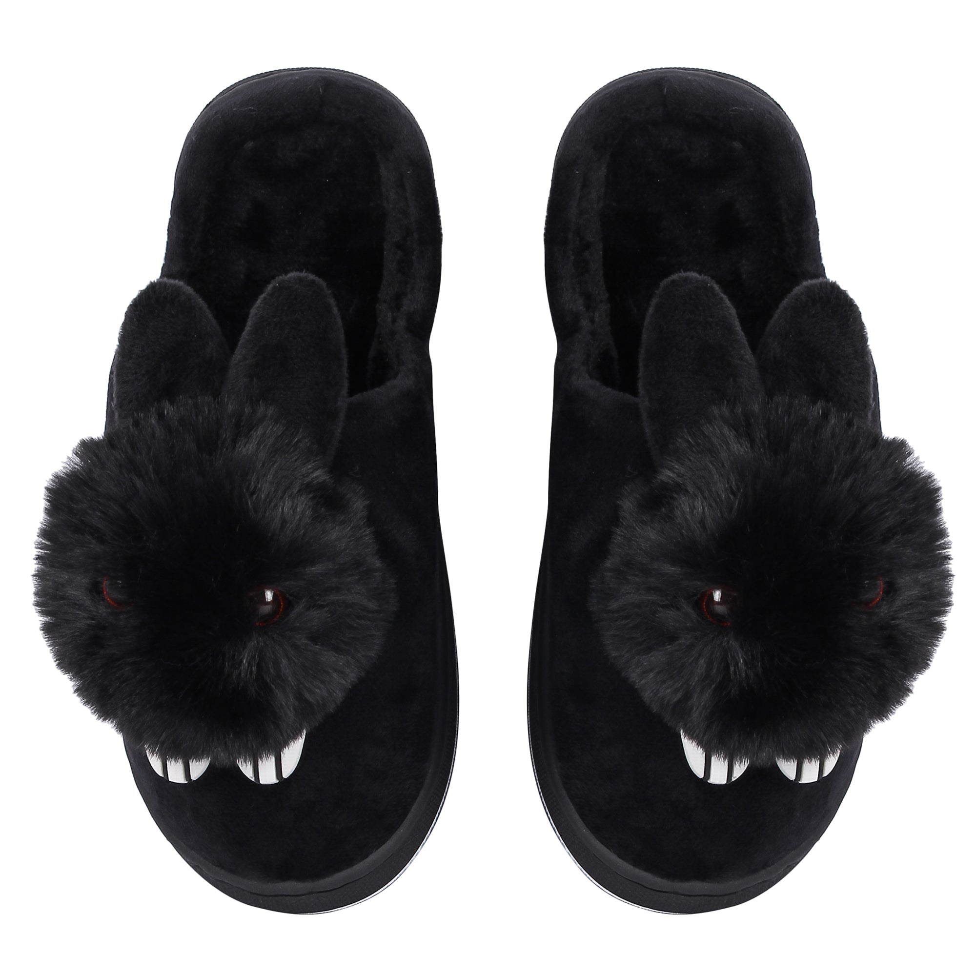 Cute sale black slippers