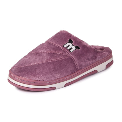 Brauch Women's Purple Cute Ear Warm Winter Slippers…