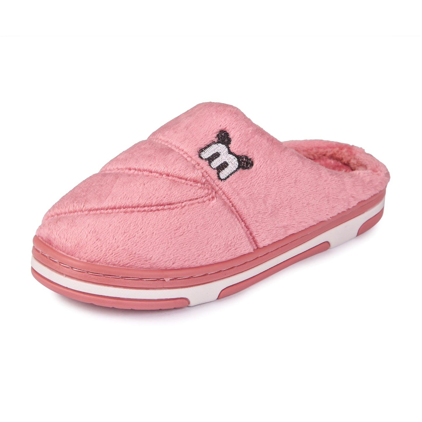 Brauch Women's Pink Cute Ear Warm Winter Slippers…