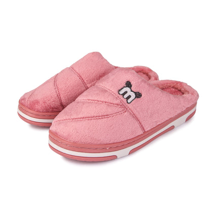 Brauch Women's Pink Cute Ear Warm Winter Slippers…