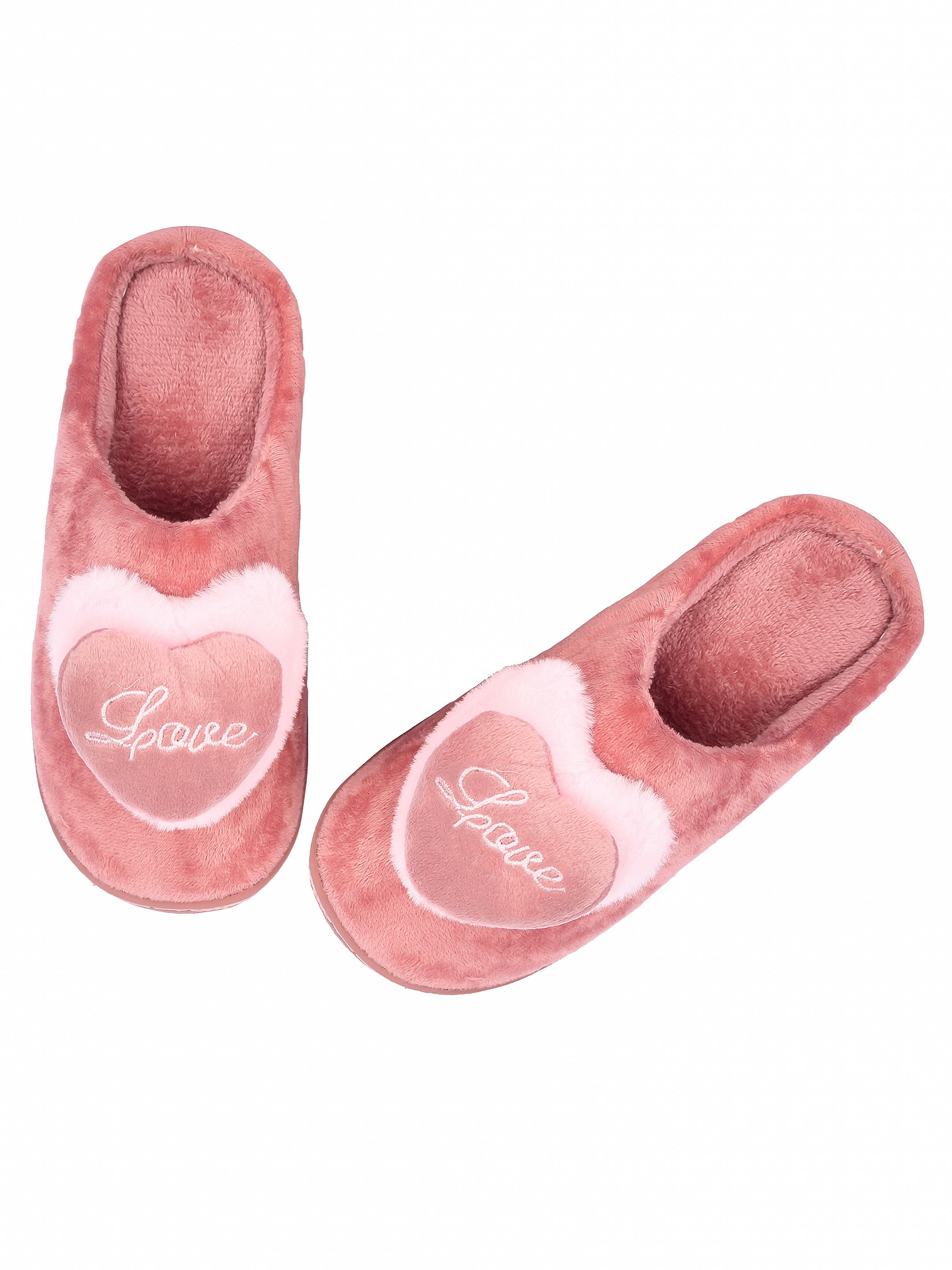 Pink and grey discount slippers