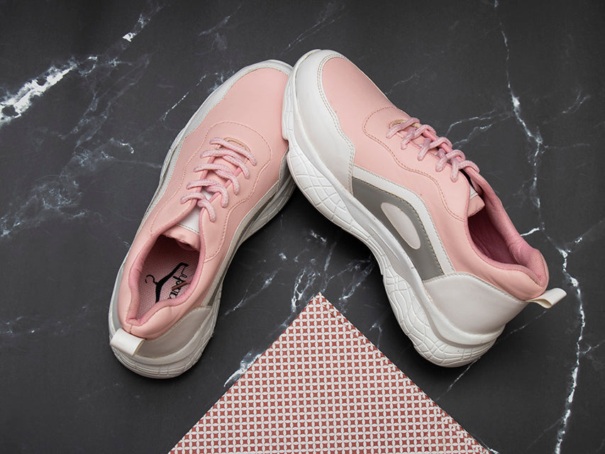 Rose pink sneakers on sale womens