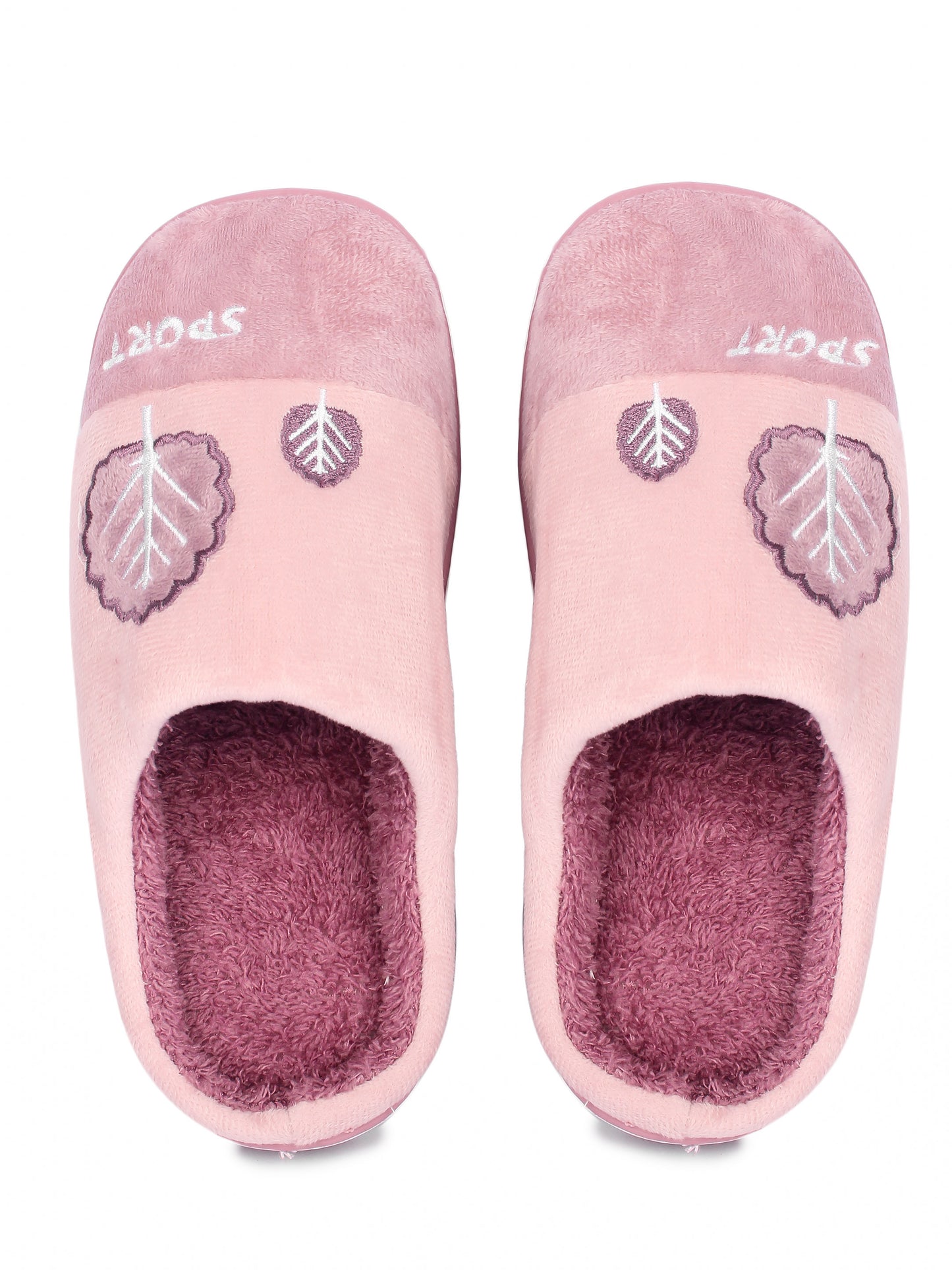 Brauch Women's Purple Tree Fur Winter Slippers