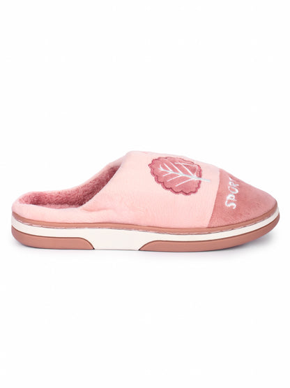 Brauch Women's Pink Tree Fur Winter Slippers