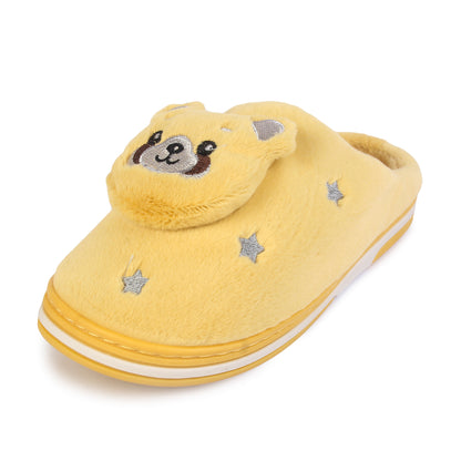 Brauch Women's Mustard Panda Winter Slippers