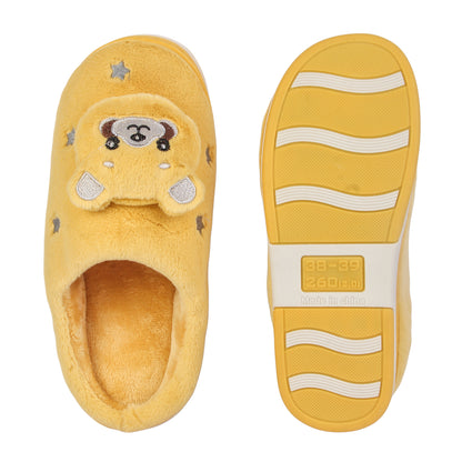 Brauch Women's Mustard Panda Winter Slippers