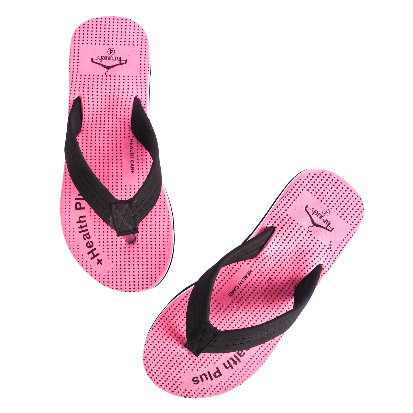 Brauch Women's Pink Comfort Doctor Sole Orthopedic Slipper