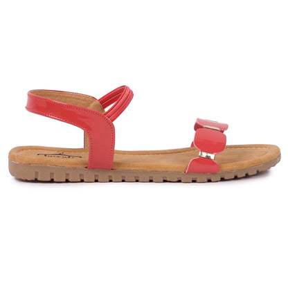 Brauch Women's Pink Oval Belt Sandal