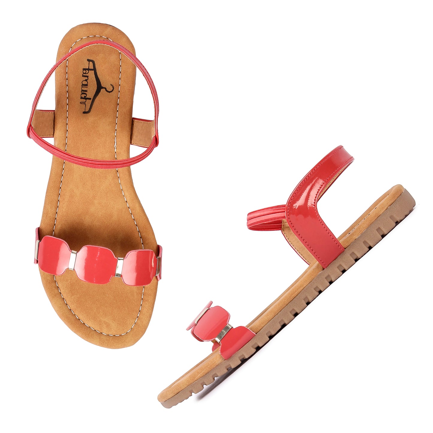 Brauch Women's Pink Oval Belt Sandal