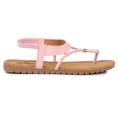 Brauch Women's Pink Thong Strap Sandal