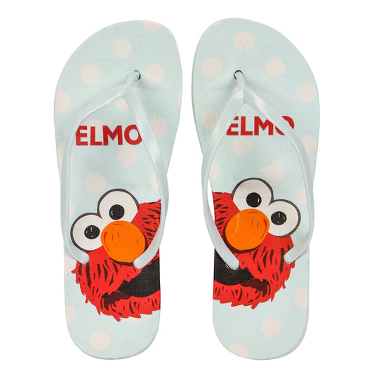 Brauch Women's Blue Cute Elmo Slippers