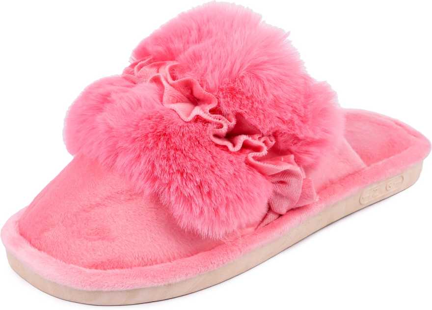 Hot pink best sale house slippers